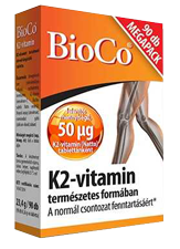 BioCo K-2 vitamin 50mcg MegaPack 90 db tabletta